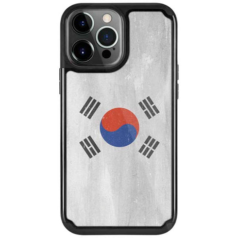 South Korean Flag Distressed iPhone 13 Pro Cargo Case